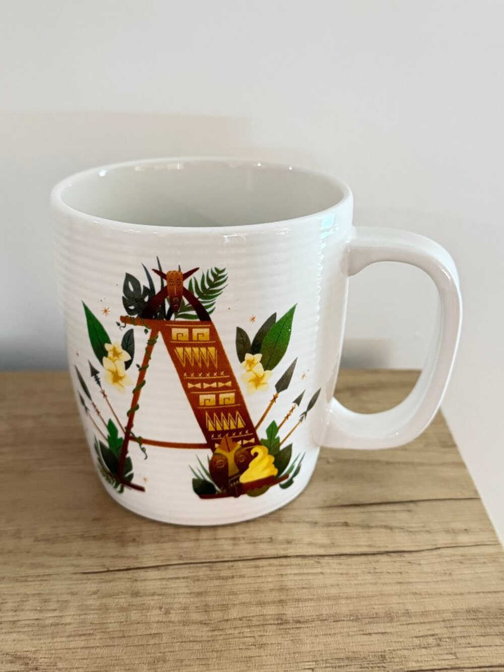 Disney Parks ABC Collection Ceramic Coffee Mug | A is for Adventureland